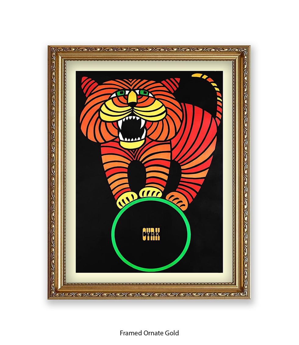 Tiger CYRK Art Print