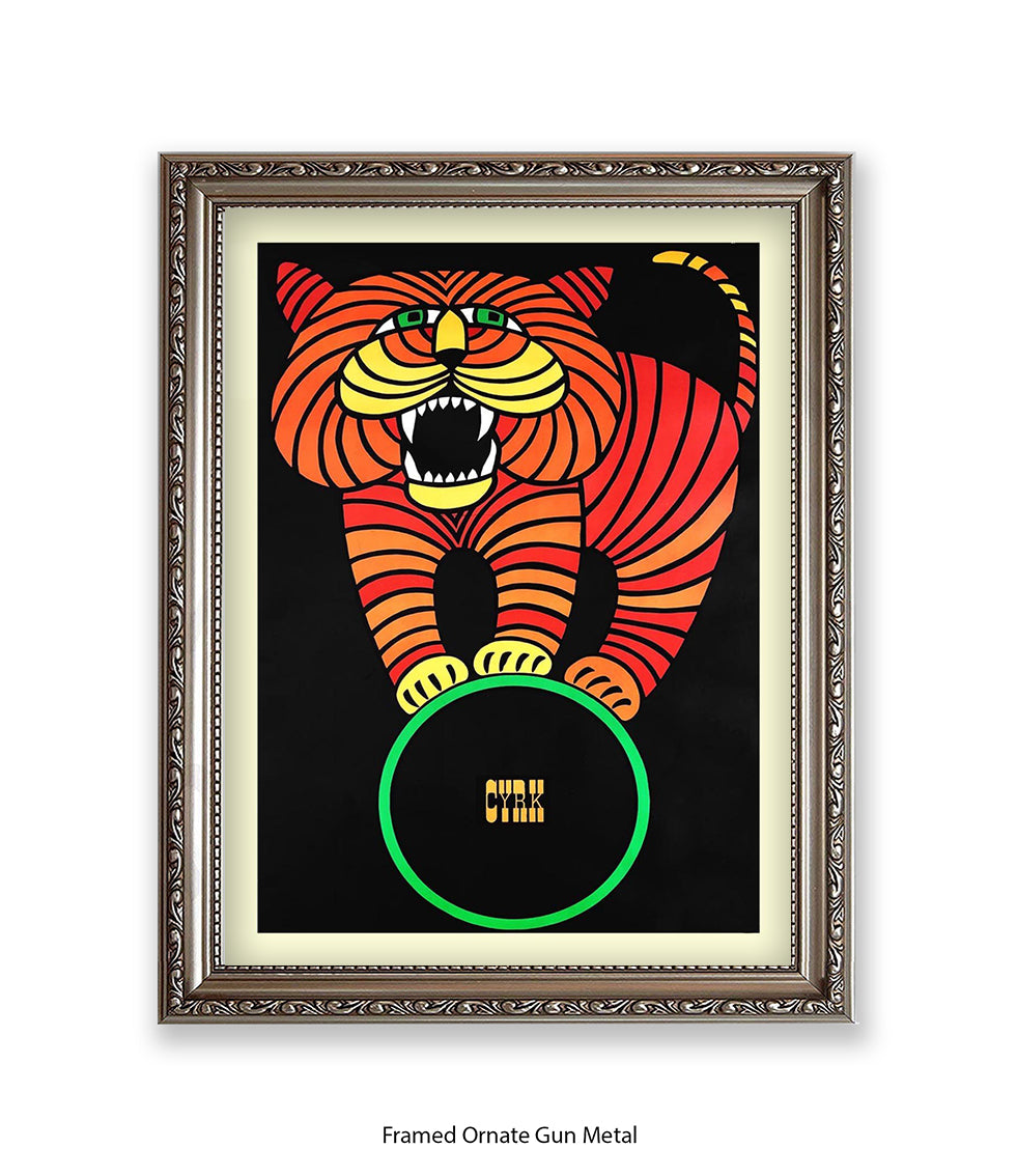 Tiger CYRK Art Print