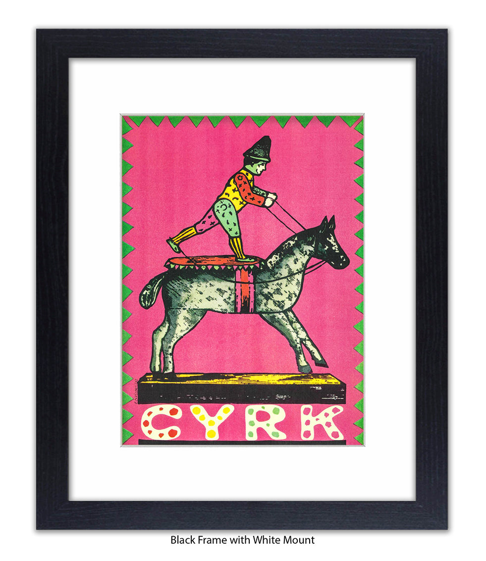 Toy Horse CYRK Art Print