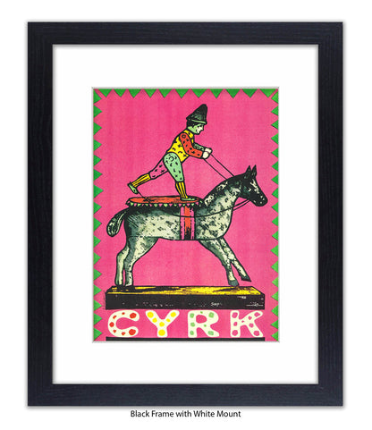 Toy Horse CYRK Art Print