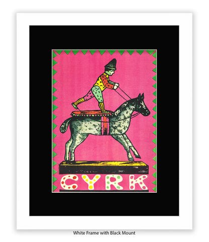 Toy Horse CYRK Art Print