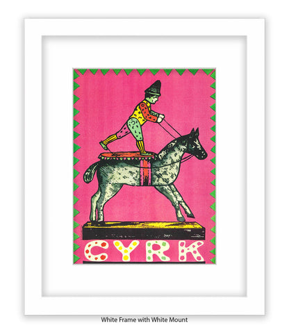 Toy Horse CYRK Art Print