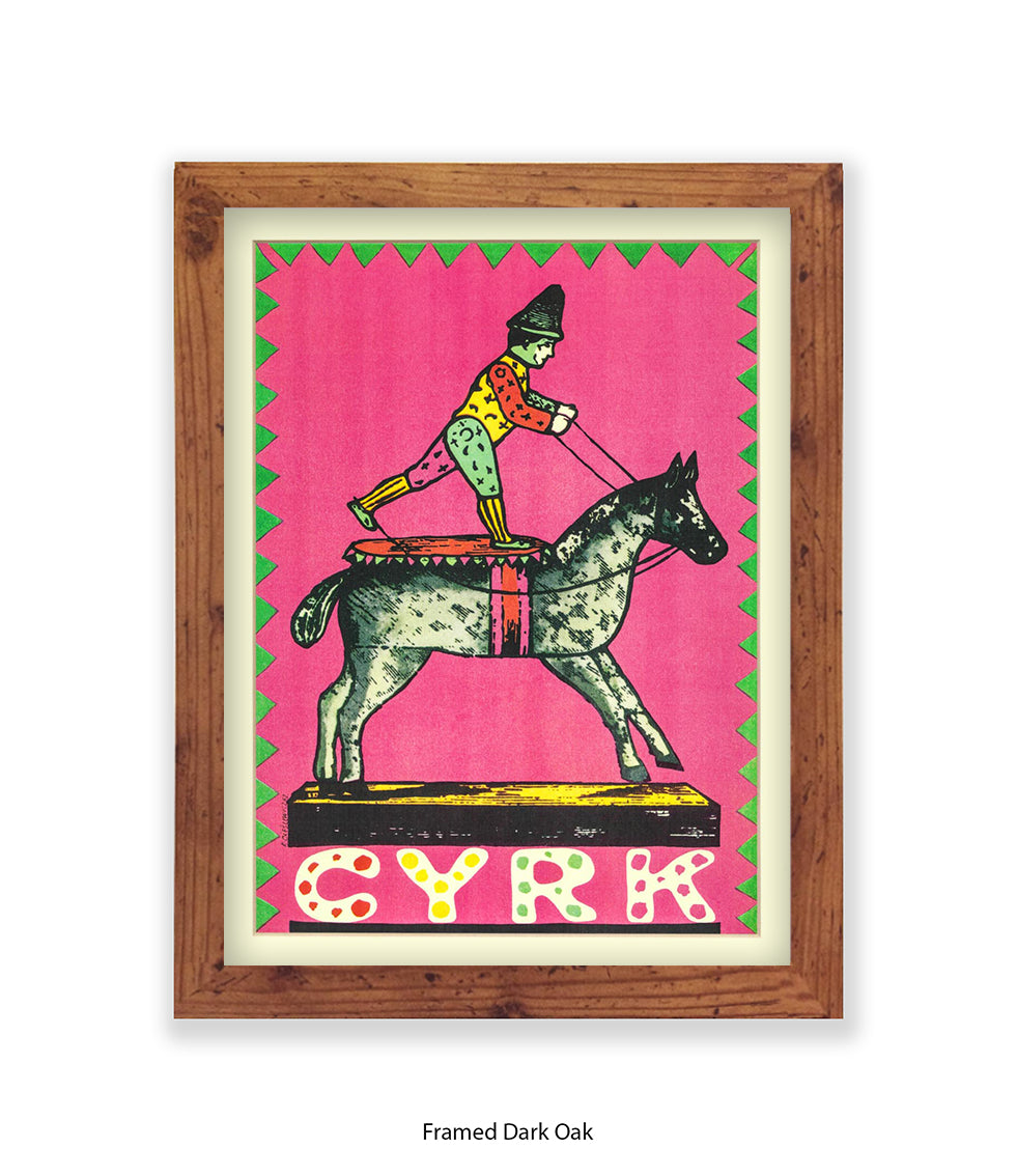 Toy Horse CYRK Art Print