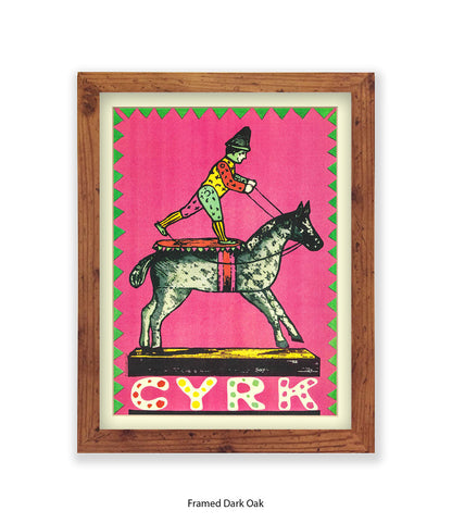 Toy Horse CYRK Art Print