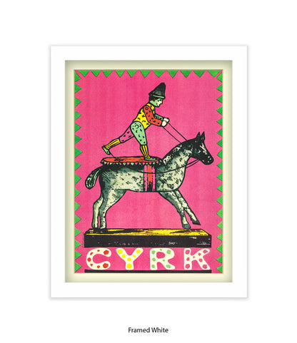 Toy Horse CYRK Art Print