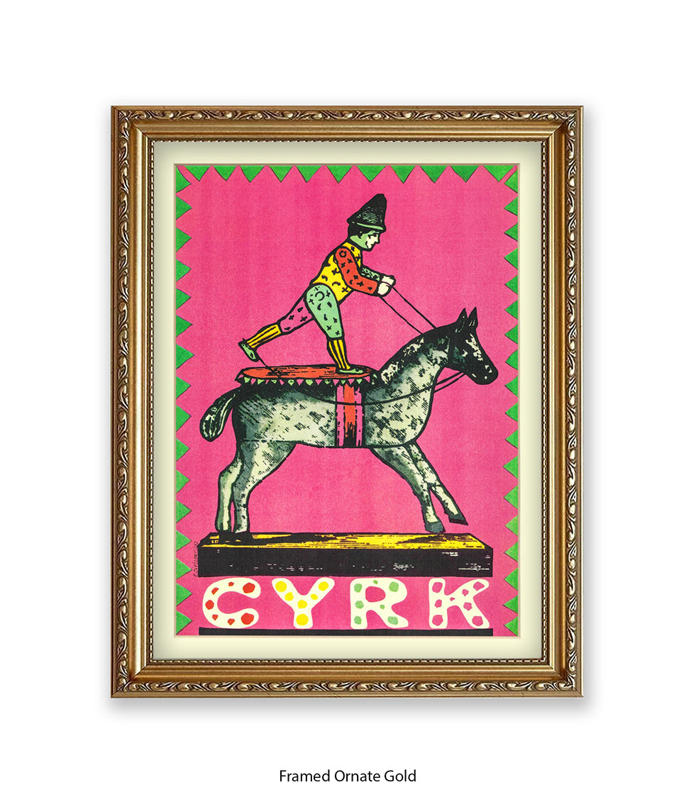 Toy Horse CYRK Art Print