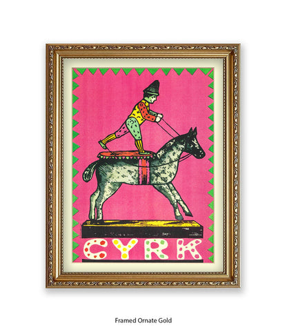 Toy Horse CYRK Art Print