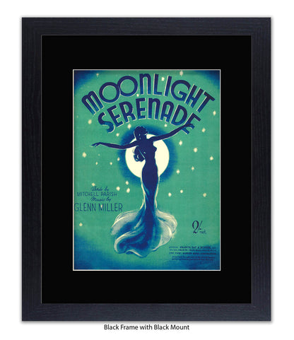 Moonlight Serenade Glenn Miller Art Print