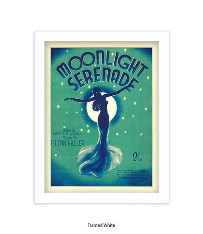 Moonlight Serenade Glenn Miller Art Print