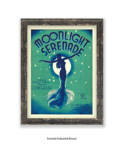 Moonlight Serenade Glenn Miller Art Print