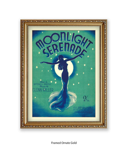 Moonlight Serenade Glenn Miller Art Print