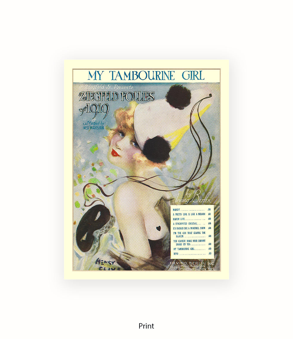 My Tambourine Girl Art Print