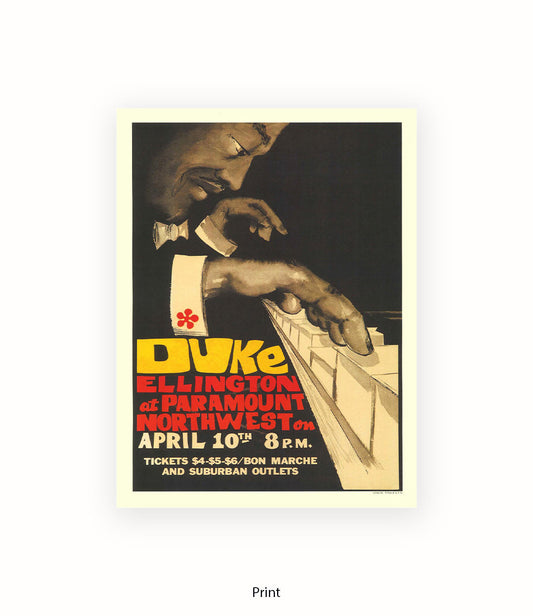 Duke Ellington At Paramount Northwest Art Print