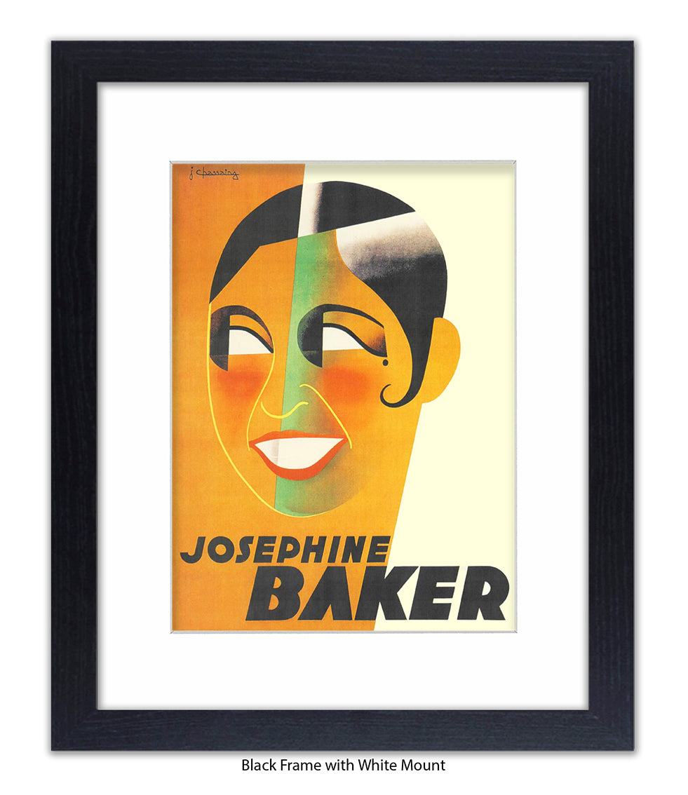 Josephine Baker Face Art Print