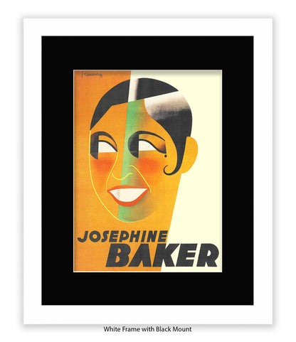 Josephine Baker Face Art Print