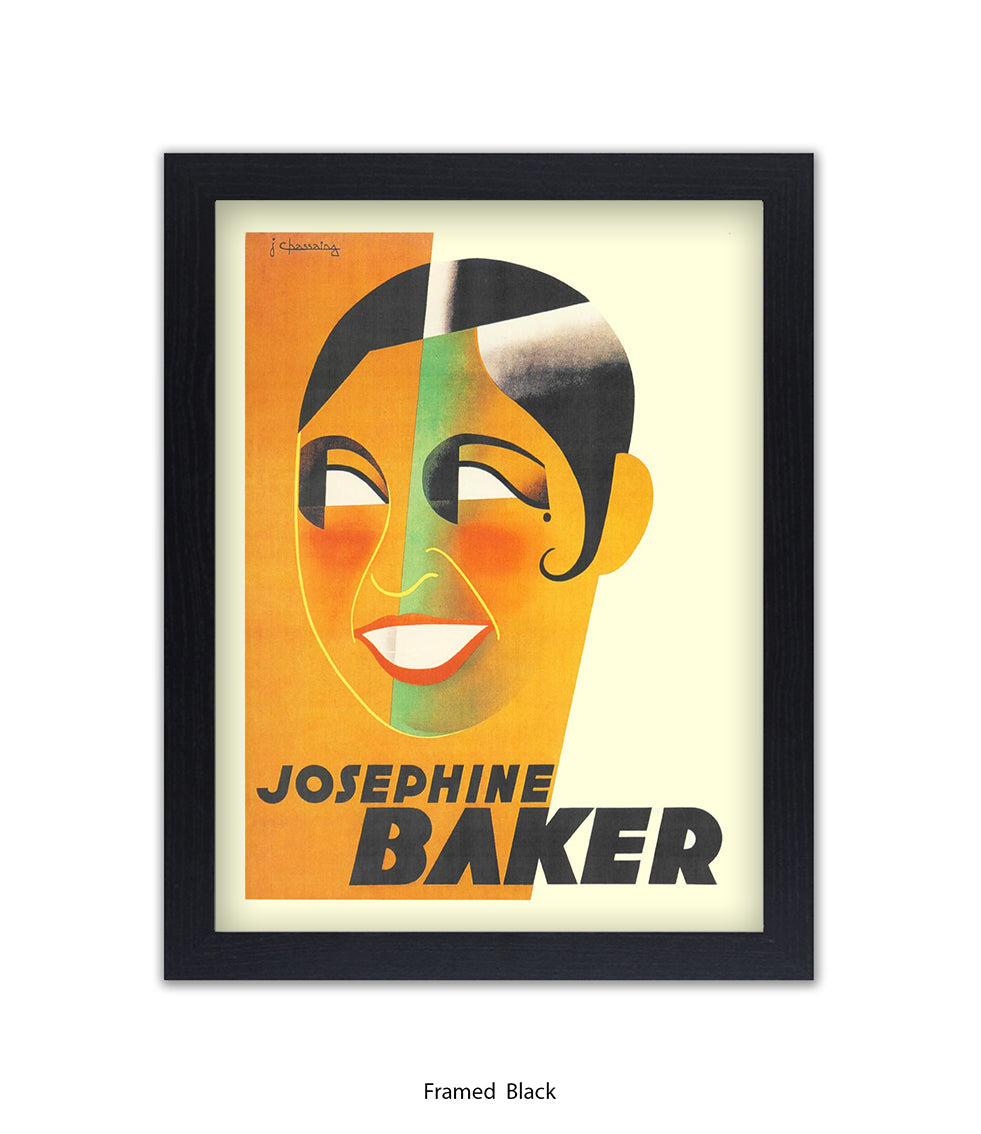 Josephine Baker Face Art Print