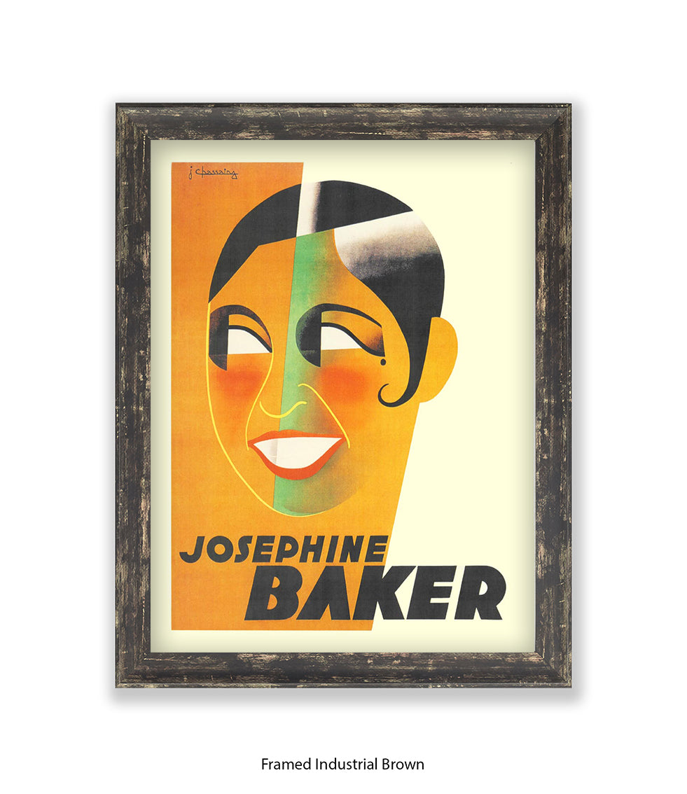 Josephine Baker Face Art Print