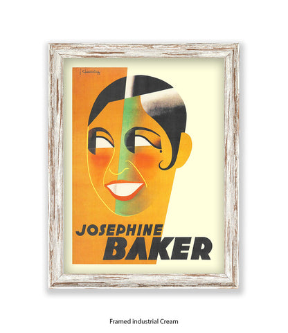 Josephine Baker Face Art Print