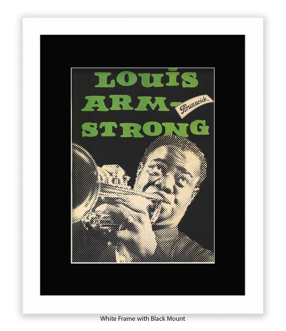 Louis Armstrong Brunswick Art Print