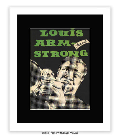 Louis Armstrong Brunswick Art Print