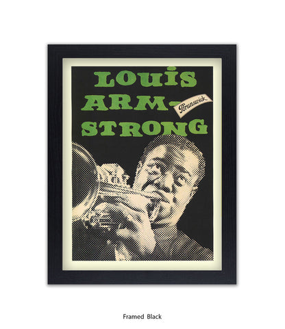 Louis Armstrong Brunswick Art Print