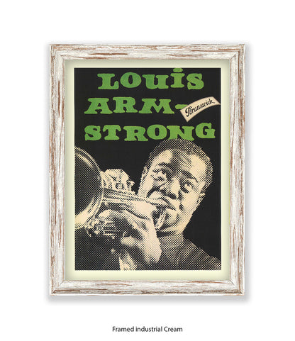 Louis Armstrong Brunswick Art Print