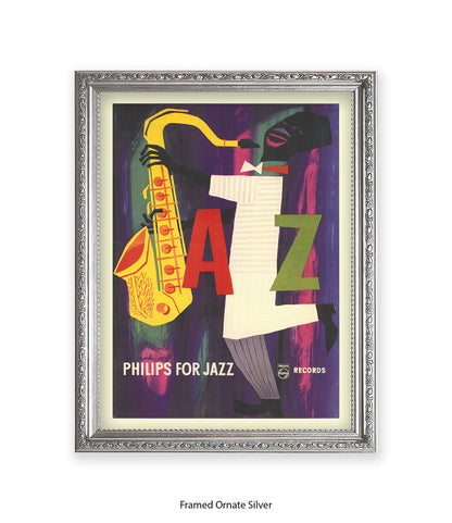 Phillips For Jazz 1955 Saxophone Art Print