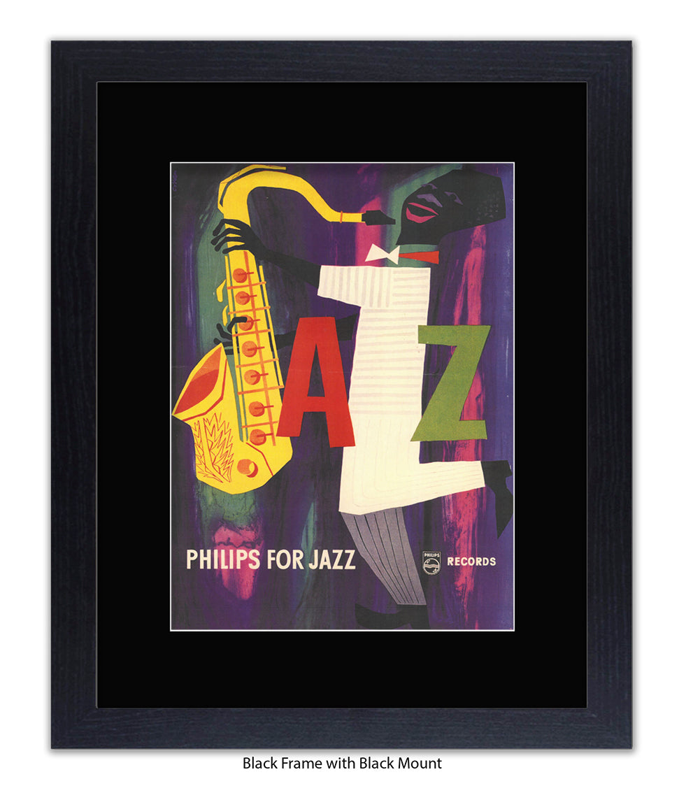 Phillips For Jazz 1955 Saxophone Art Print