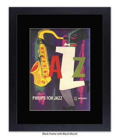 Phillips For Jazz 1955 Saxophone Art Print
