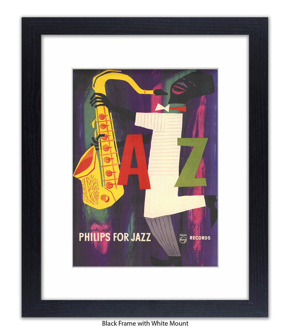 Phillips For Jazz 1955 Saxophone Art Print