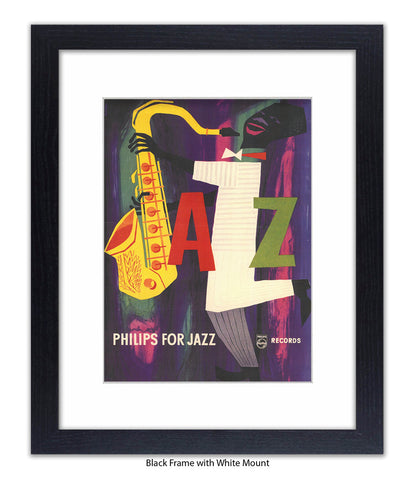 Phillips For Jazz 1955 Saxophone Art Print