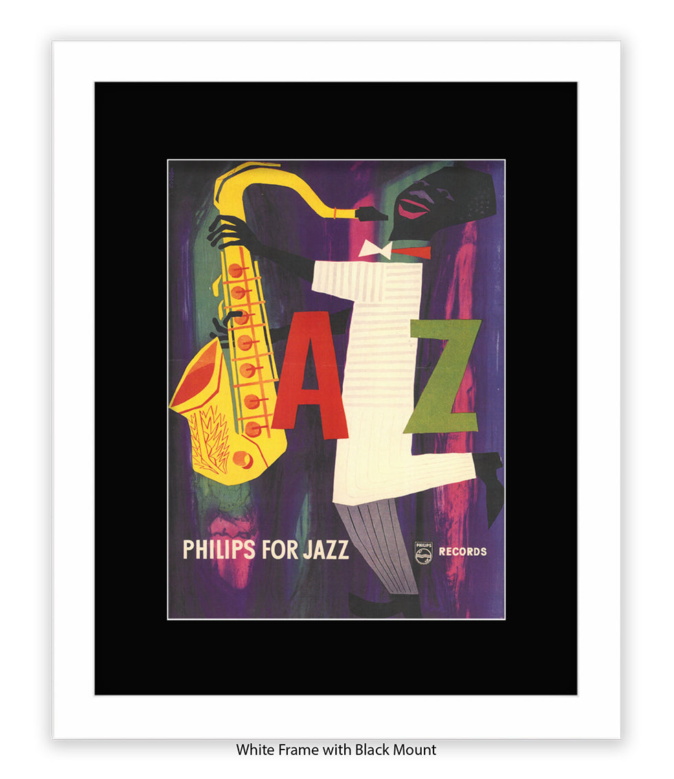 Phillips For Jazz 1955 Saxophone Art Print