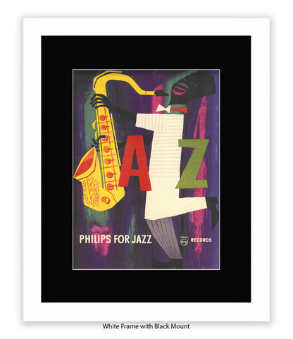 Phillips For Jazz 1955 Saxophone Art Print