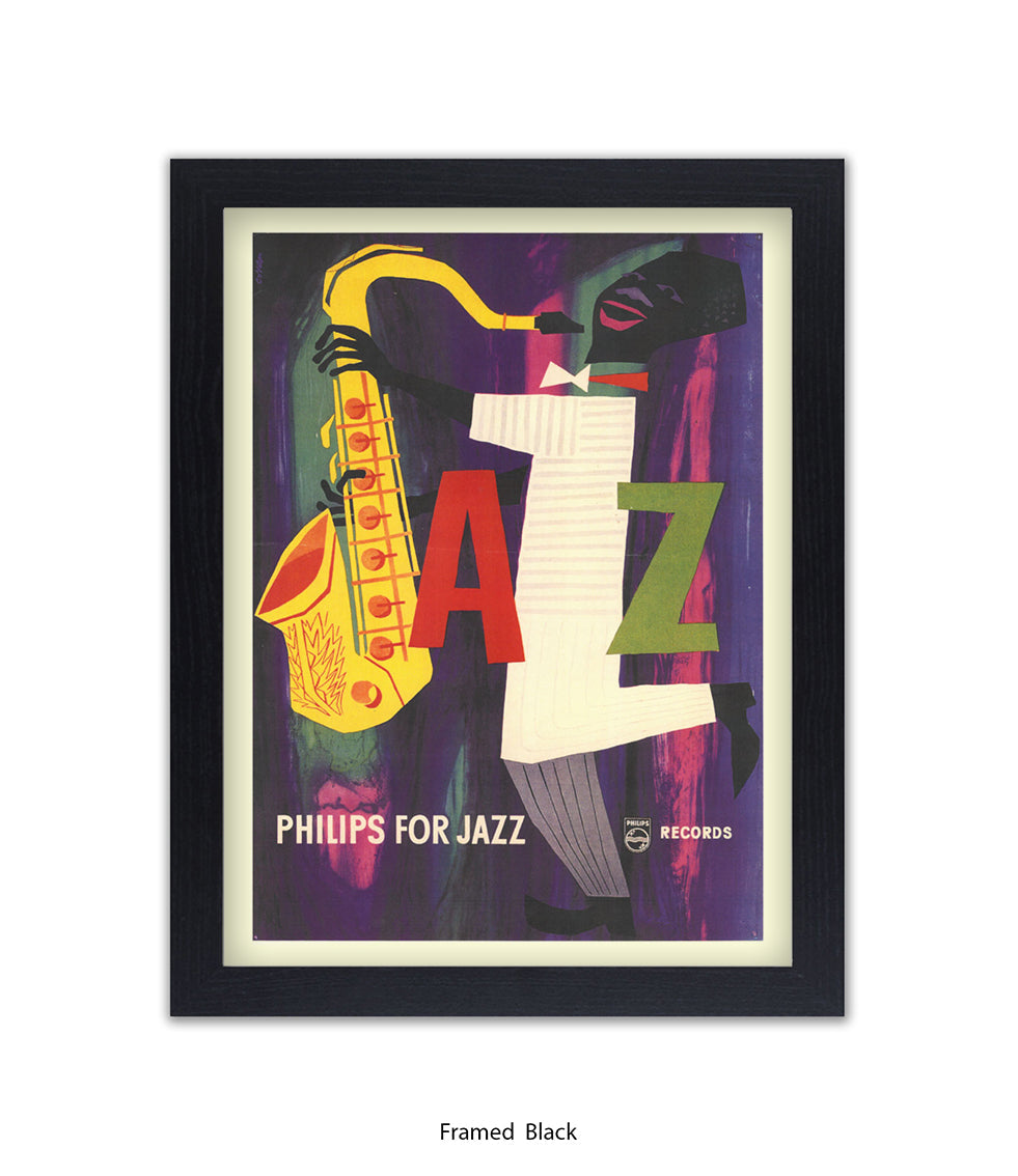 Phillips For Jazz 1955 Saxophone Art Print