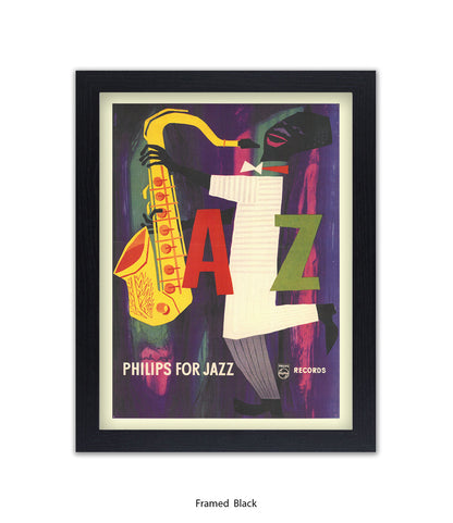 Phillips For Jazz 1955 Saxophone Art Print