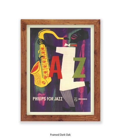 Phillips For Jazz 1955 Saxophone Art Print