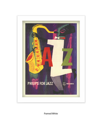 Phillips For Jazz 1955 Saxophone Art Print