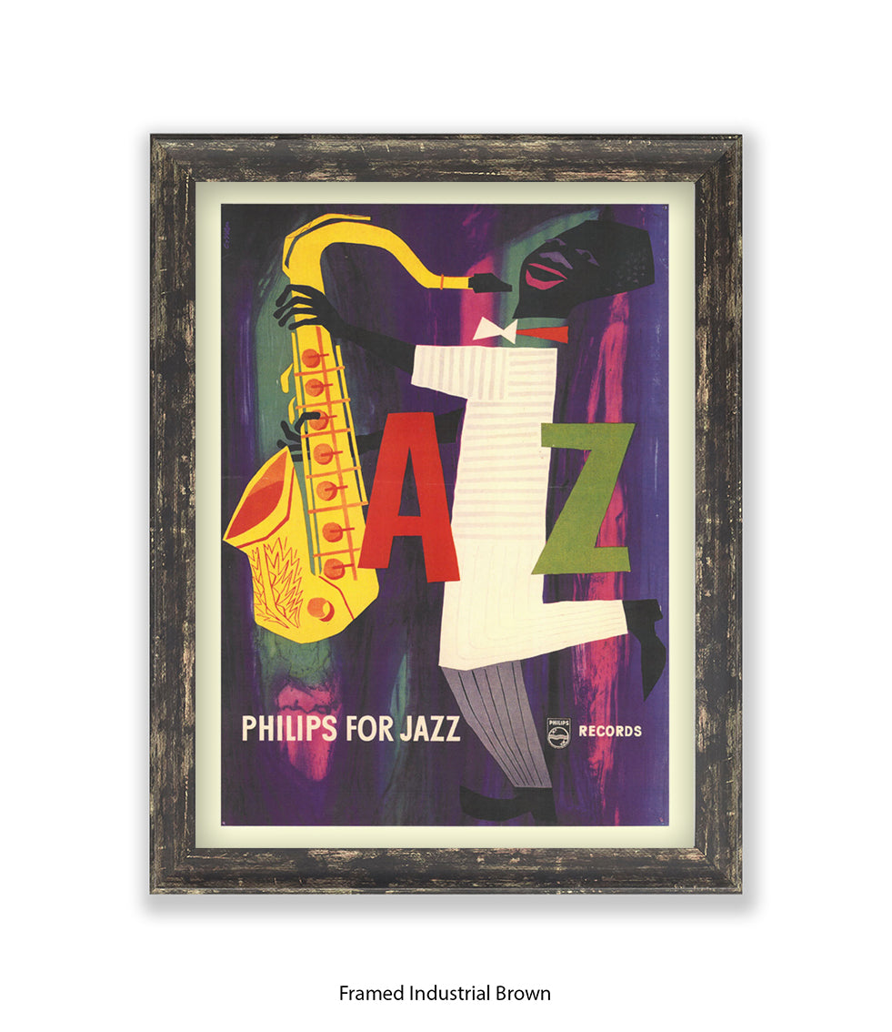 Phillips For Jazz 1955 Saxophone Art Print