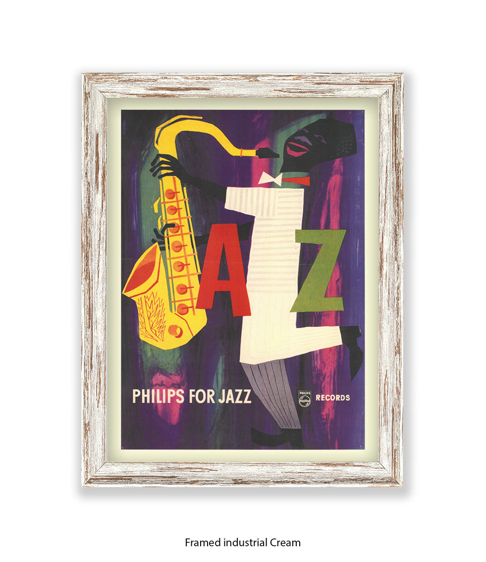 Phillips For Jazz 1955 Saxophone Art Print
