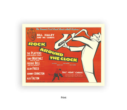 Bill Haley Rock Around The Clock Art Print