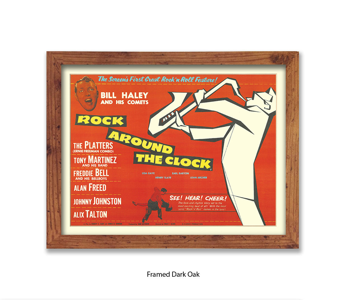 Bill Haley Rock Around The Clock Art Print