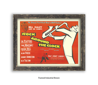 Bill Haley Rock Around The Clock Art Print