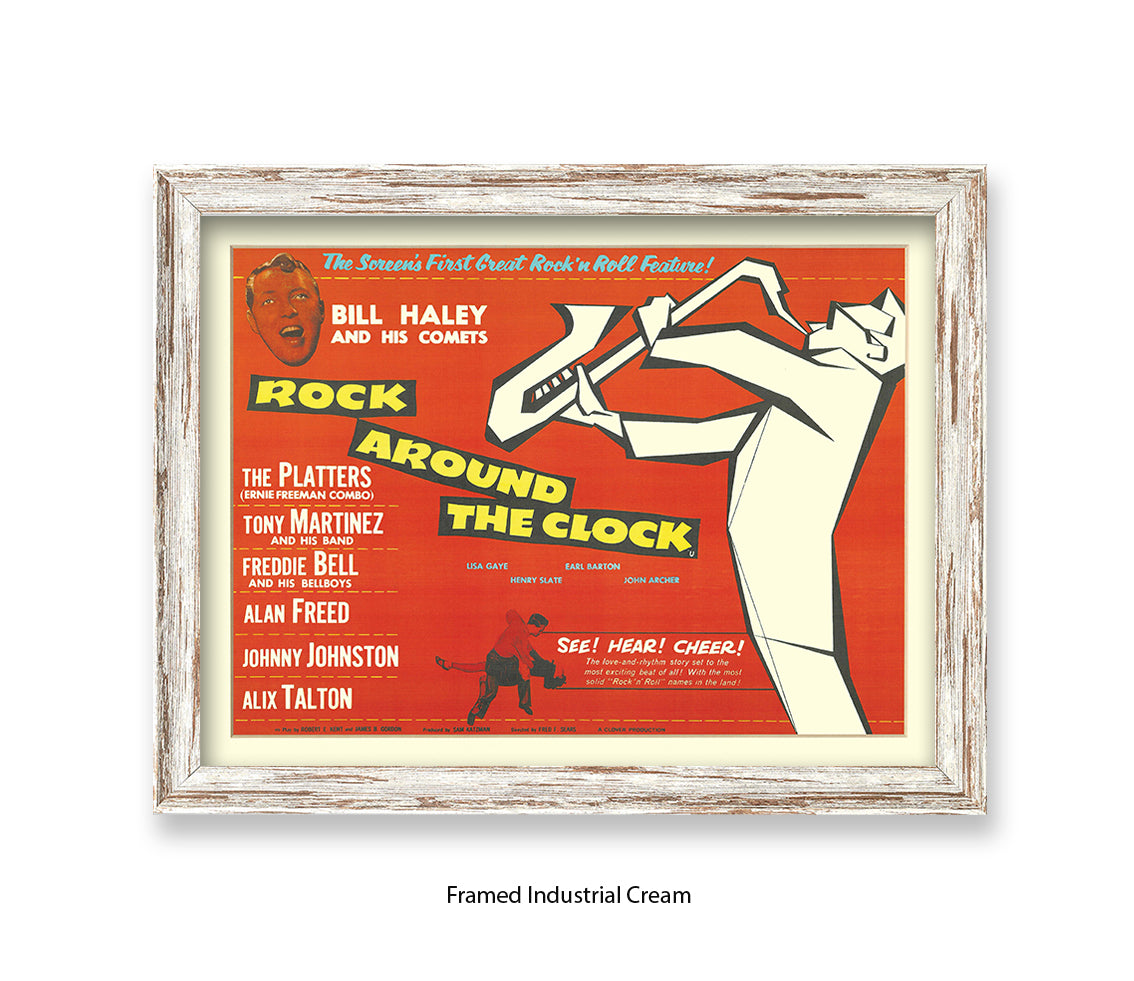 Bill Haley Rock Around The Clock Art Print