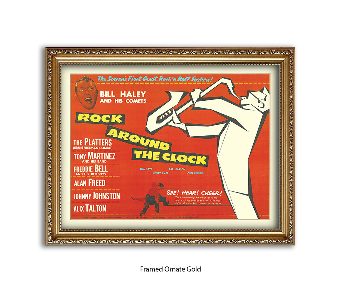 Bill Haley Rock Around The Clock Art Print