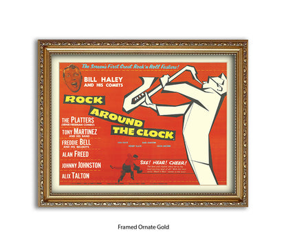 Bill Haley Rock Around The Clock Art Print