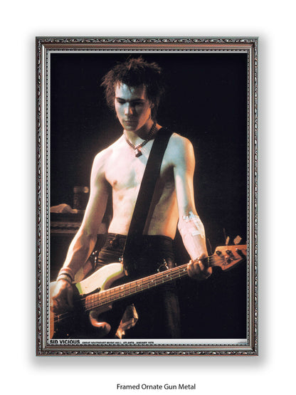 Sid Vicious - Atlanta - 1978  - Poster