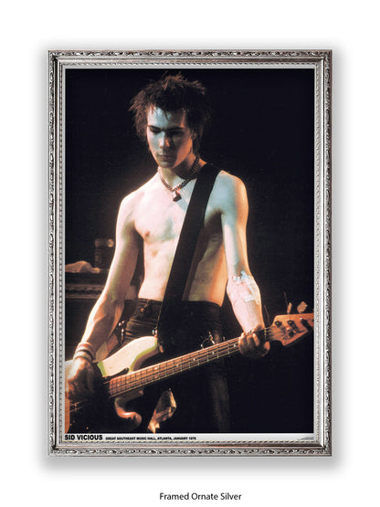 Sid Vicious - Atlanta - 1978  - Poster