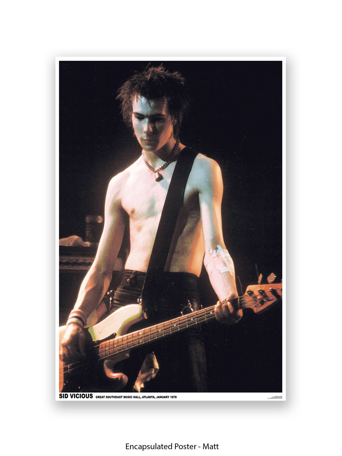 Sid Vicious - Atlanta - 1978  - Poster