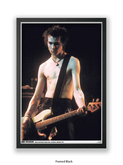 Sid Vicious - Atlanta - 1978  - Poster