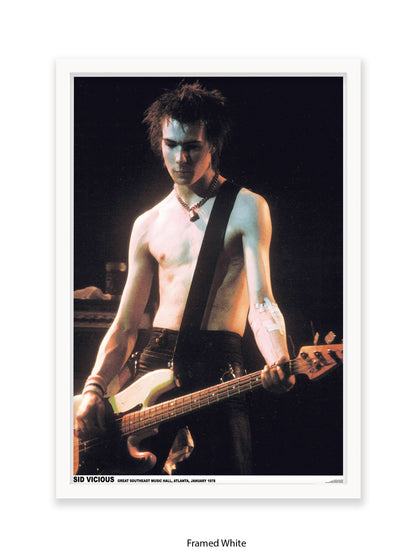 Sid Vicious - Atlanta - 1978  - Poster
